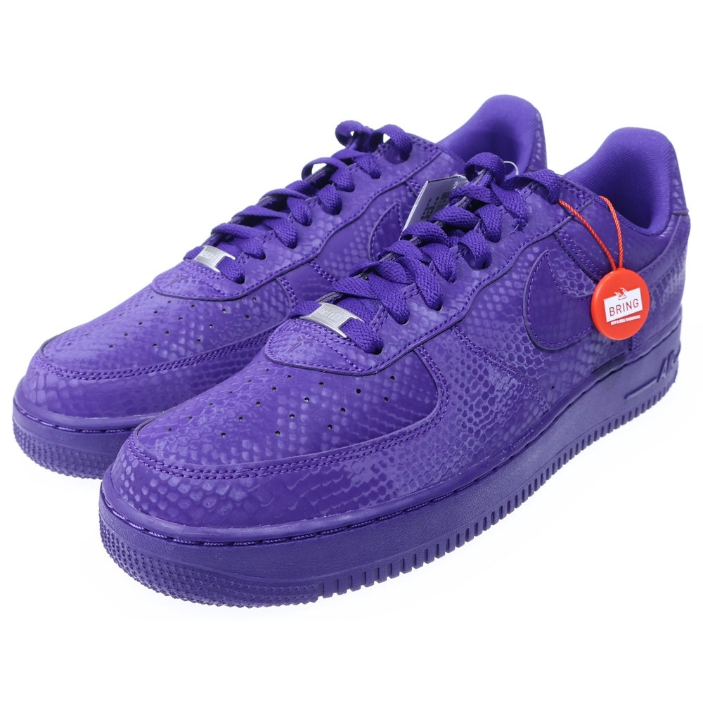NIKE(ナイキ) ×KOBE BRYANT AIR FORCE 1 LOW COURT PURPLE コービーブライアント エアフォース1 コートパープル ローカットスニーカー パープル US11/29cm IB0018-500