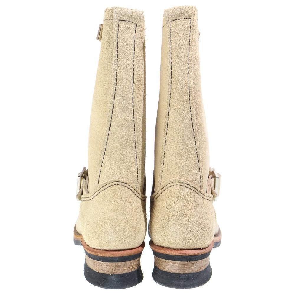 RED WING(レッド ウイング) 8268 ENGINEER BOOTS スウェード エンジニアブーツ ハイカットシューズ ベージュ