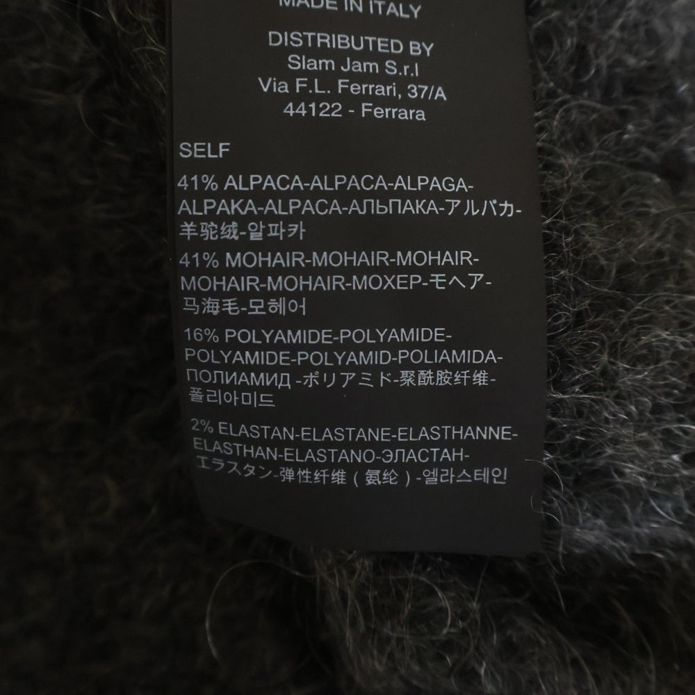 _J.L - A.L_(ジェイラル) Fletch Hoodie アルパカニット プルオーバーパーカー フーディー グレー