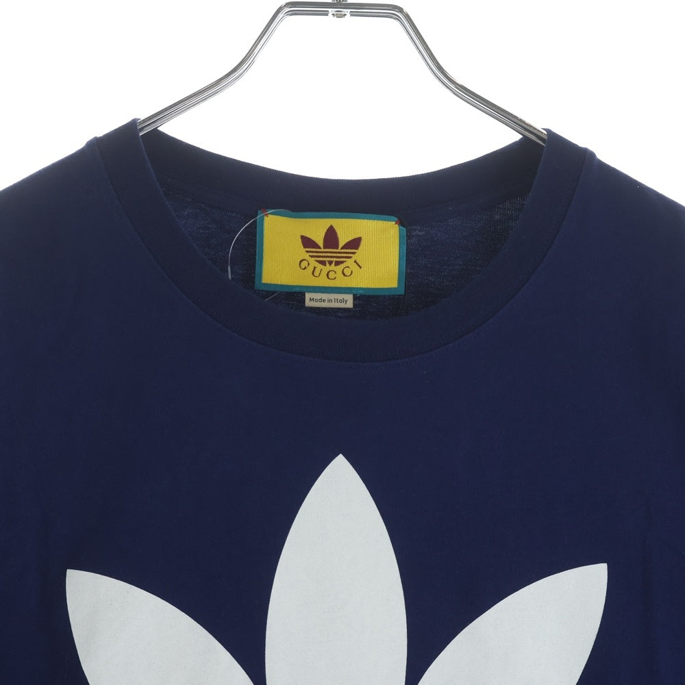 GUCCI(グッチ) adidas T-Shirt アディダス 半袖Tシャツ ネイビー 548334 XJEMJ