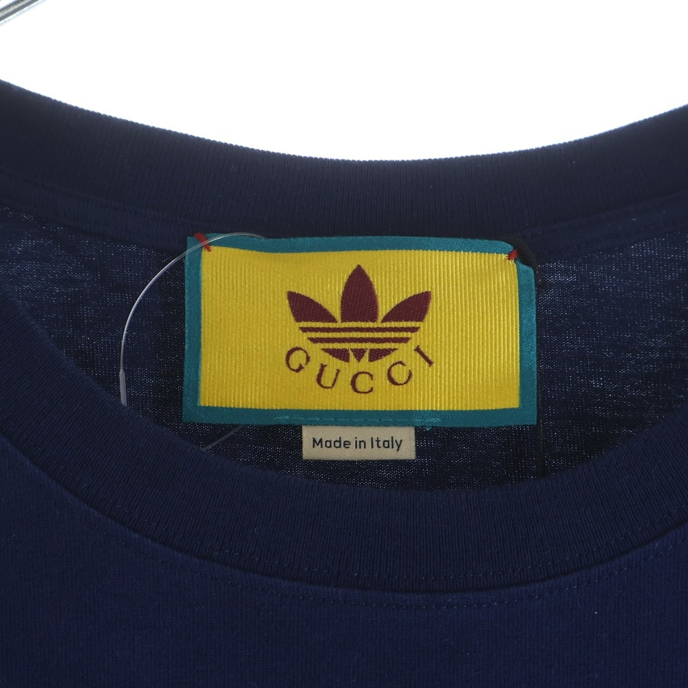 GUCCI(グッチ) adidas T-Shirt アディダス 半袖Tシャツ ネイビー 548334 XJEMJ