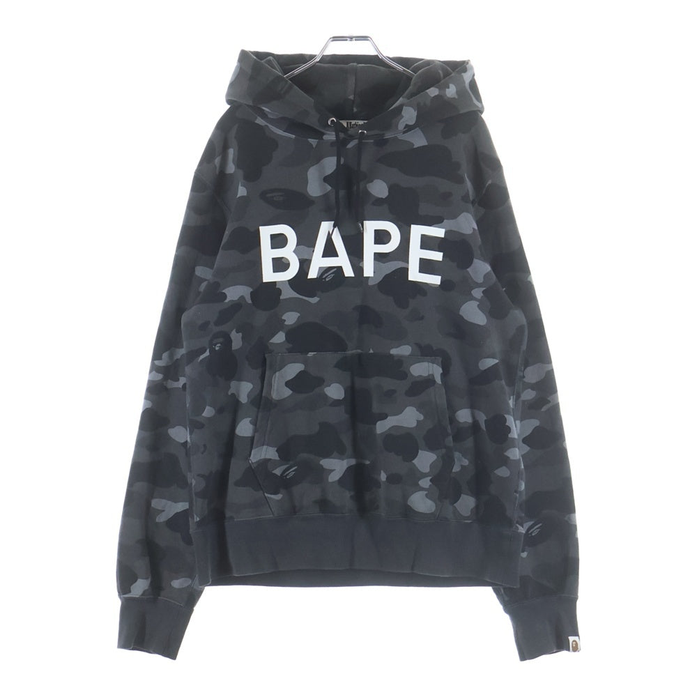 A BATHING APE(アベイシングエイプ) ABC Camo Hoodie カモフラージュ迷彩 プルオーバースウェットパーカー フーディー ブラック 001PPA701012X