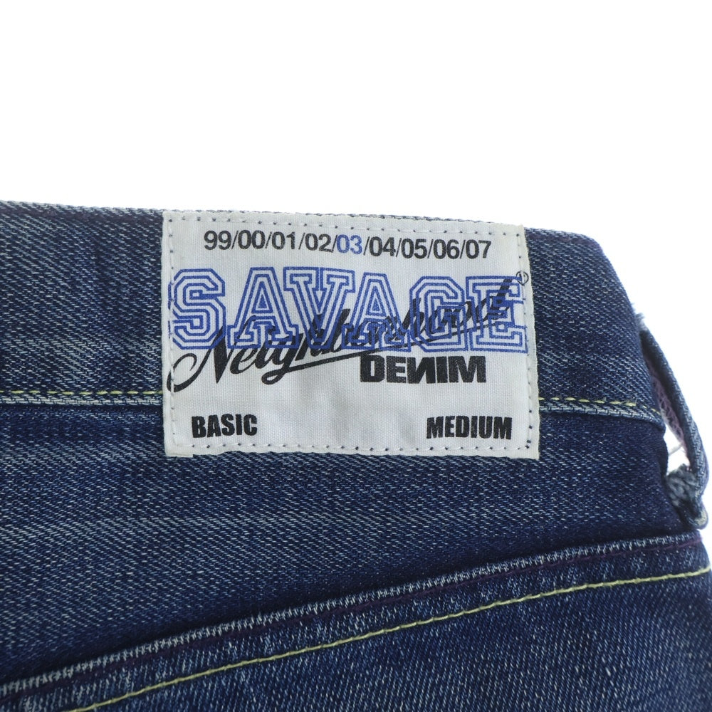 NEIGHBORHOOD(ネイバーフッド) Scab Savage スキャブ サベージ ダメージ加工デニムパンツ インディゴ DCNH-PT-09