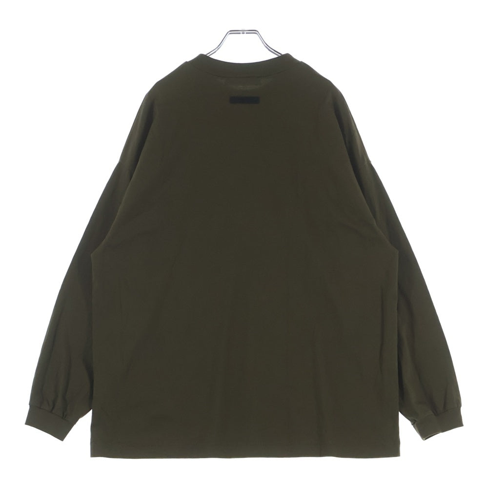 FEAR OF GOD ESSENTIALS(フィアオブゴッド エッセンシャルズ) L/S T-SHIRT 長袖Tシャツ ロンT カーキ