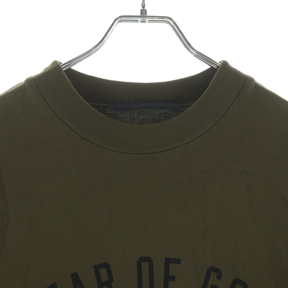 FEAR OF GOD ESSENTIALS(フィアオブゴッド エッセンシャルズ) L/S T-SHIRT 長袖Tシャツ ロンT カーキ