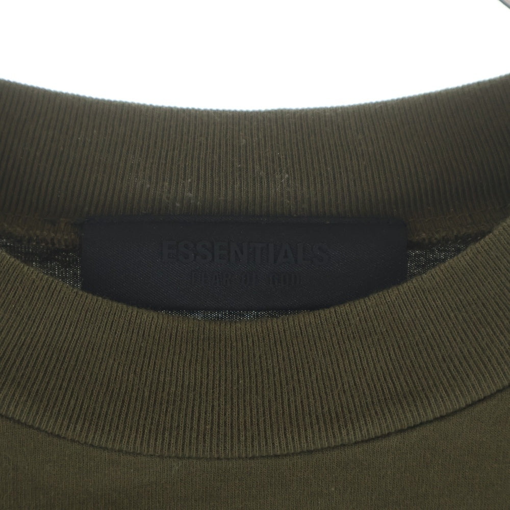 FEAR OF GOD ESSENTIALS(フィアオブゴッド エッセンシャルズ) L/S T-SHIRT 長袖Tシャツ ロンT カーキ