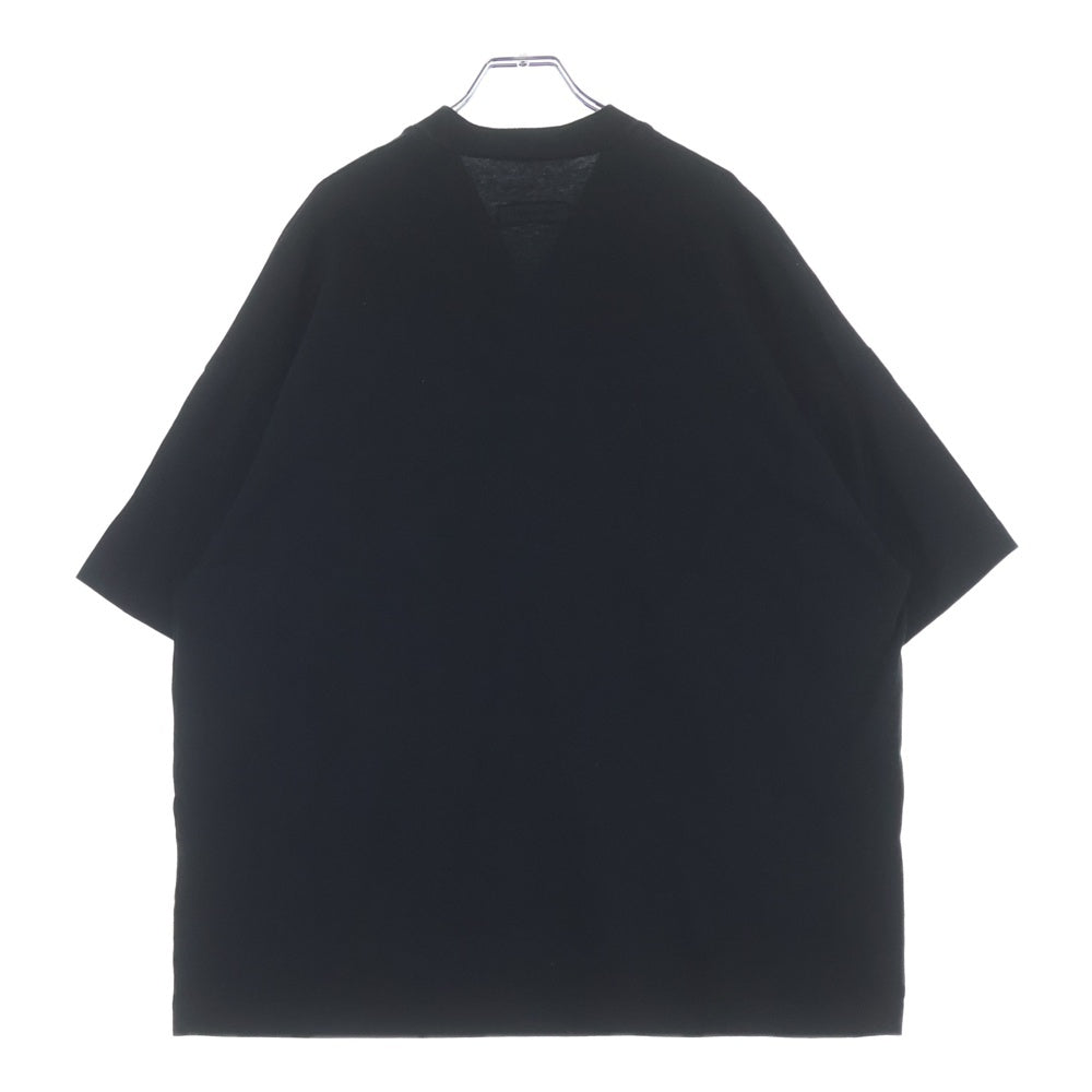 FEAR OF GOD ESSENTIALS(フィアオブゴッド エッセンシャルズ) S/S V NECK T-SHIRT ラバーロゴ Vネック半袖Tシャツ ブラック