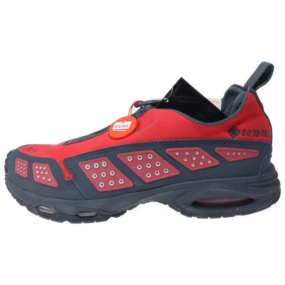 NIKE(ナイキ) W AIR MAX SNDR GTX HYPER CRIMSON DK SMOKE GREY-FIRE RED エアマックス ローカットスニーカー ゴアテックス ブラック/レッド US10.5/27.5cm