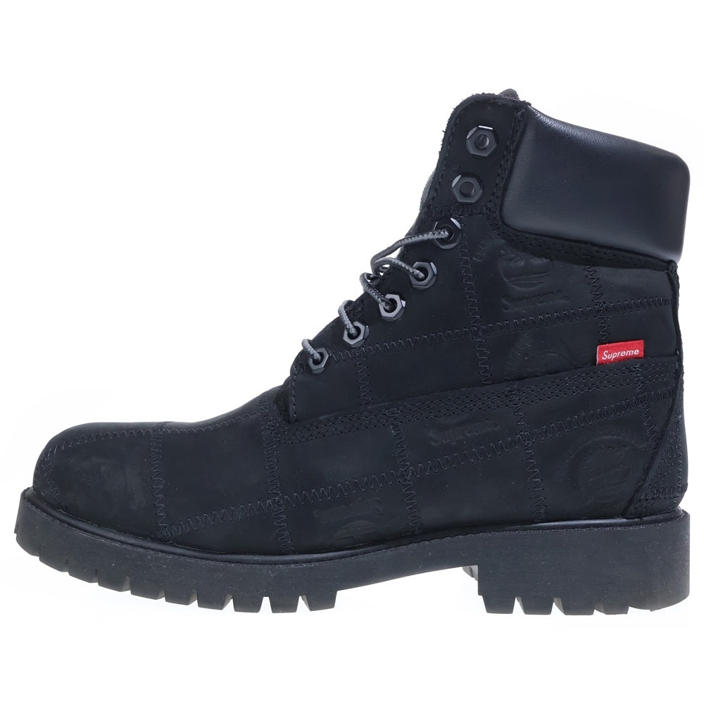 SUPREME(シュプリーム) 25AW Patchwork 6 Inch Premium Boot ティンバーランド パッチワーク 6インチ プレミアムブーツ ハイカットシューズ ブラック