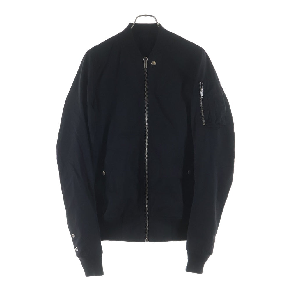Rick Owens(リックオウエンス) 17AW バックディテールボンバーMA-1ブルゾン ジャケット ブラック RU17F8798-MU