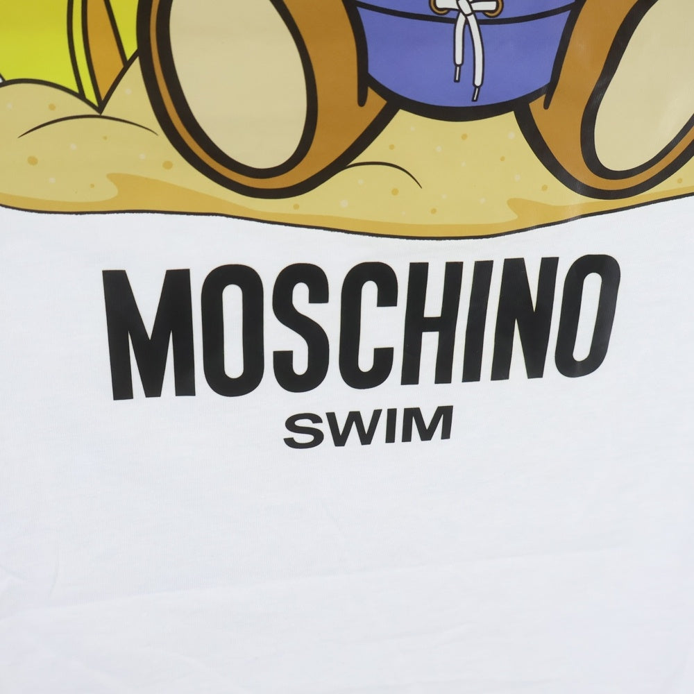MOSCHINO(モスキーノ) Bear T-Shirt サーフィン ベアプリント 半袖Tシャツ ホワイト