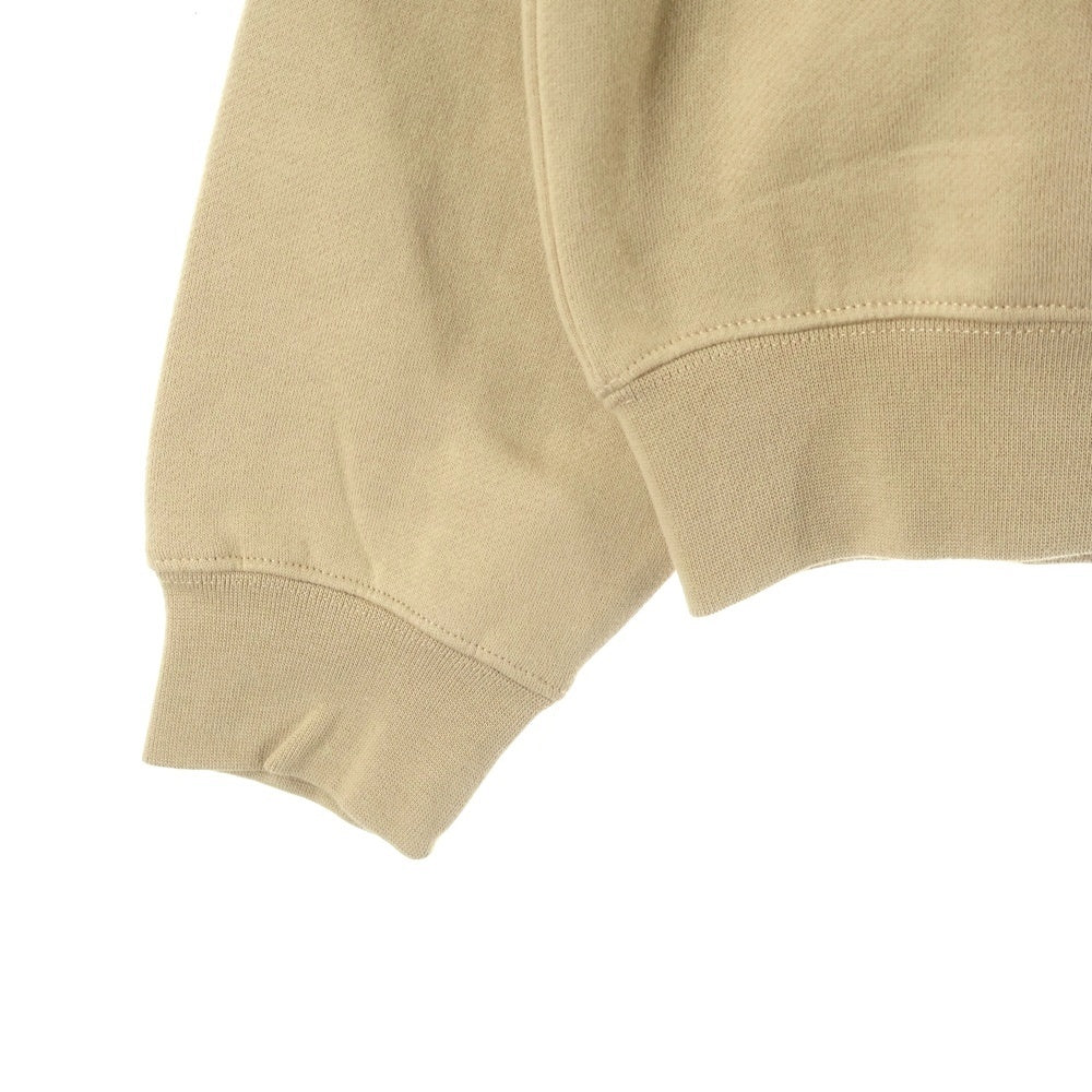 FEAR OF GOD ESSENTIALS(フィアオブゴッド エッセンシャルズ) HOODIE ラバーロゴ プルオーバースウェットパーカー フーディー ベージュ