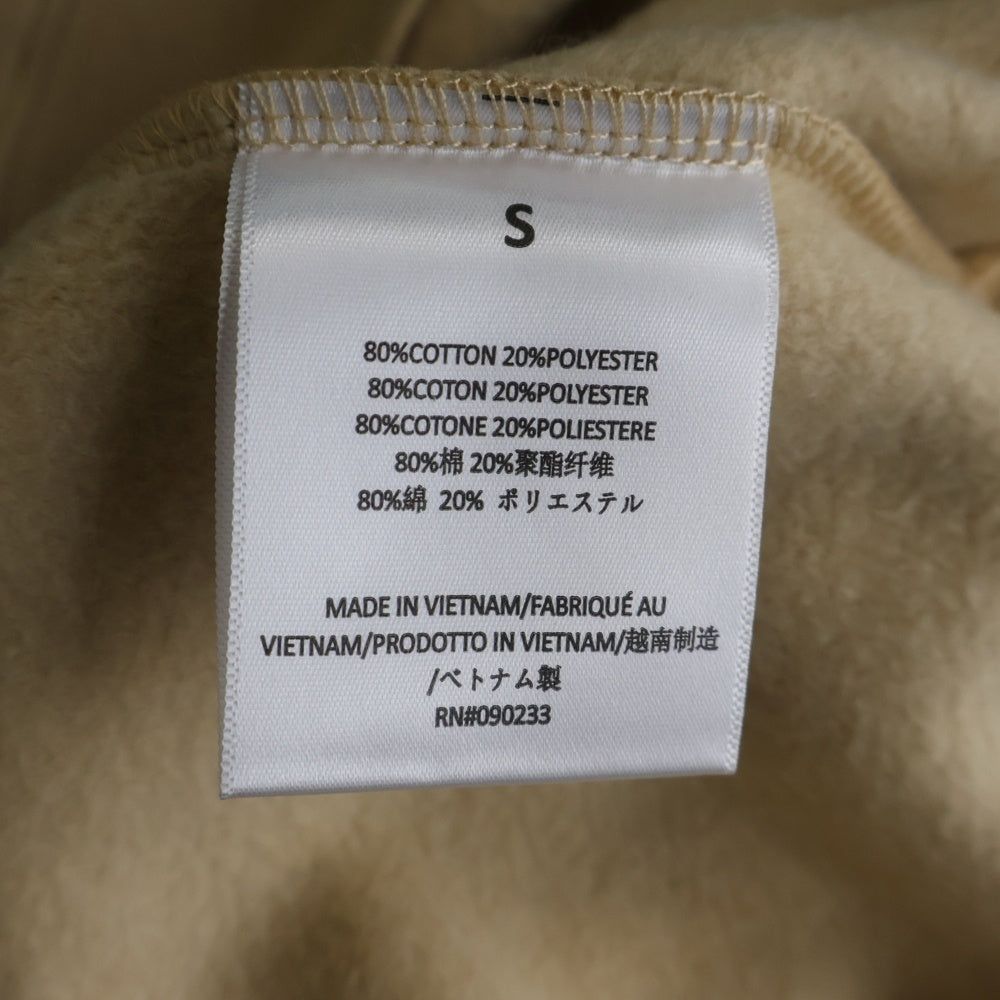 FEAR OF GOD ESSENTIALS(フィアオブゴッド エッセンシャルズ) HOODIE ラバーロゴ プルオーバースウェットパーカー フーディー ベージュ