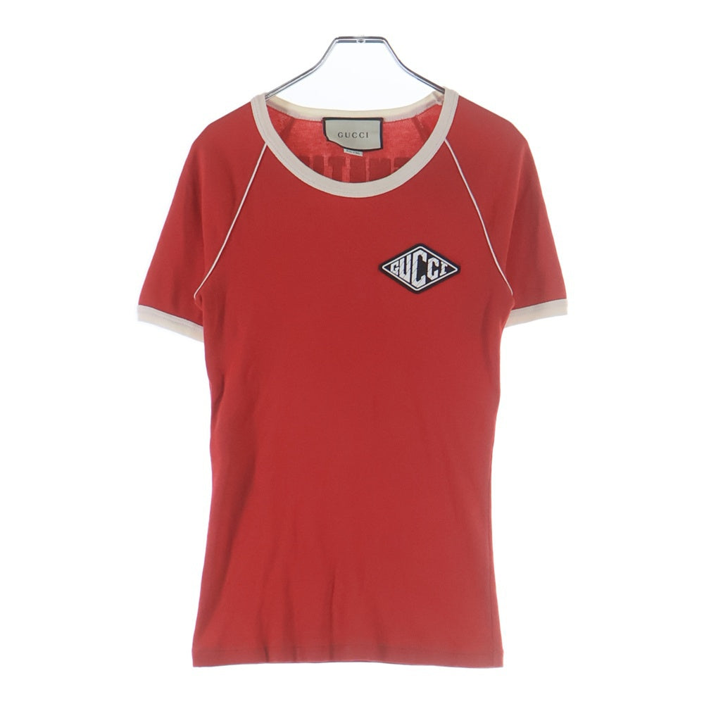 GUCCI(グッチ) T-Shirt スパンコール装飾 半袖Tシャツ レッド 461423 X9T09