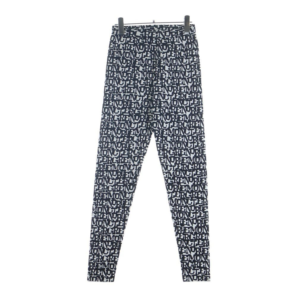 MONCLER GRENOBLE(モンクレールグルノーブル) PANTALONE TRICOT 総柄ジョガーパンツ ホワイト E20989750600