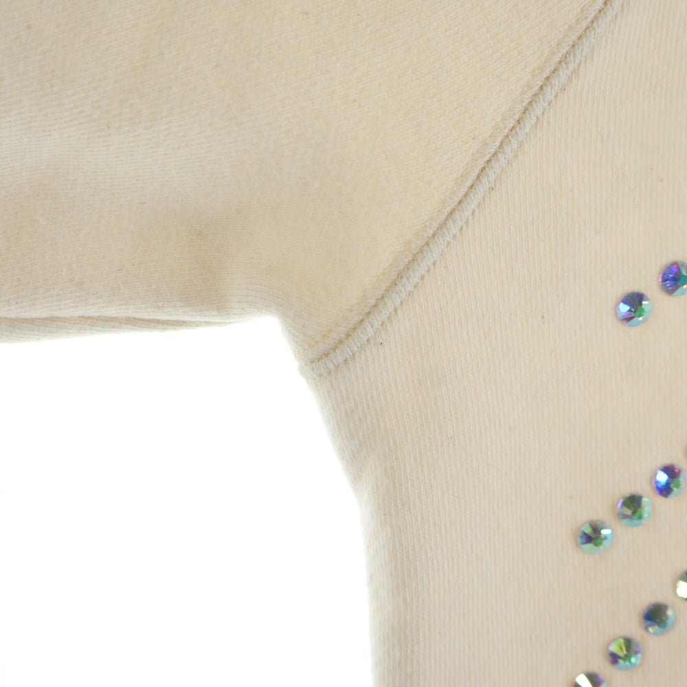 GUCCI(グッチ) Sweatshirt ラインストーン装飾 クルーネックスウェットトレーナー アイボリー 515013 X9S48