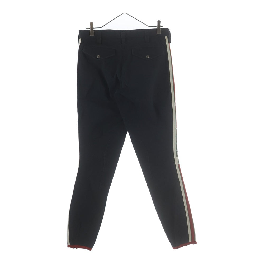 GUCCI(グッチ) 18SS Sideline Pants サイドライン ストレッチパンツ ブラック 495695 Z7576