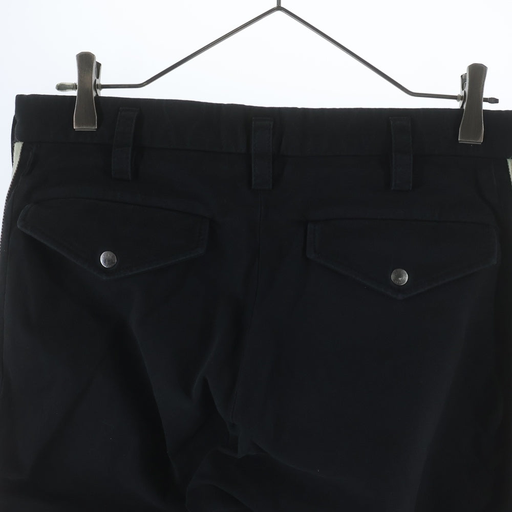 GUCCI(グッチ) 18SS Sideline Pants サイドライン ストレッチパンツ ブラック 495695 Z7576
