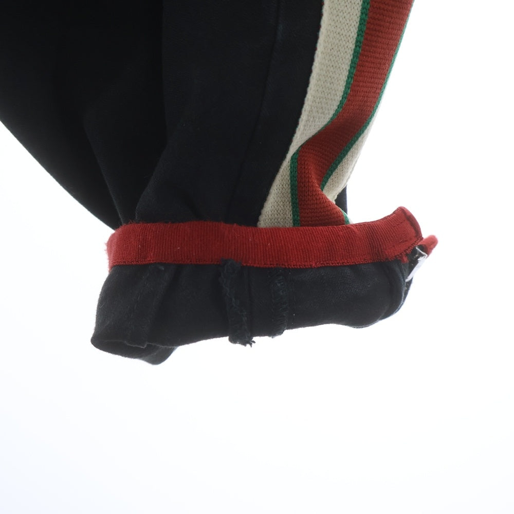 GUCCI(グッチ) 18SS Sideline Pants サイドライン ストレッチパンツ ブラック 495695 Z7576