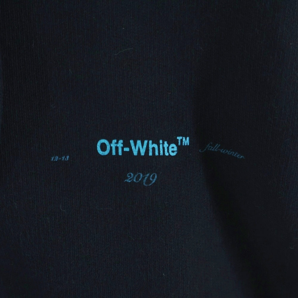 OFF-WHITE(オフホワイト) 18AW Zip Up Hoodie グラデーション ジップアップスウェットパーカー フーディー ブラック OMBE001F18192005