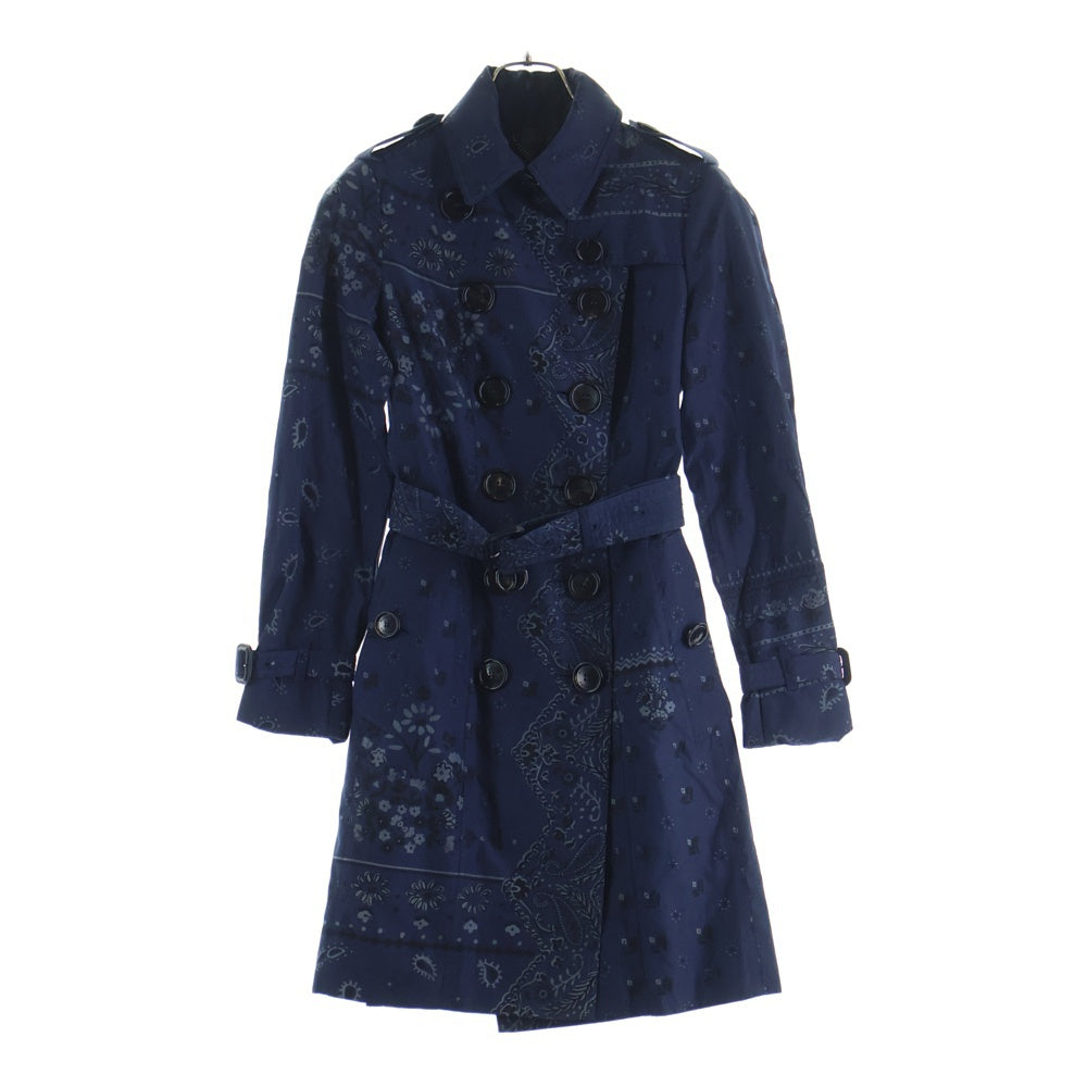 BURBERRY PRORSUM(バーバリー プローサム) Trench Coat バンダナ トレンチコート ネイビー レディース 4533194
