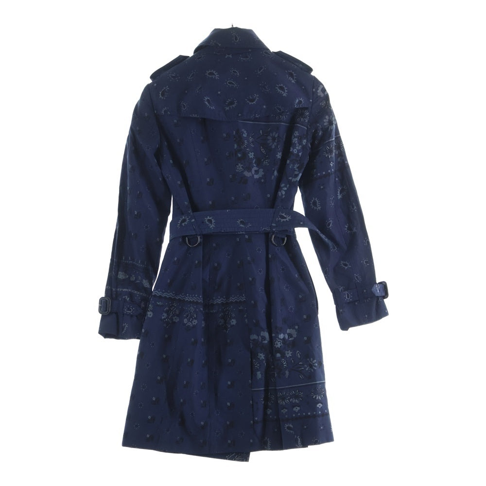 BURBERRY PRORSUM(バーバリー プローサム) Trench Coat バンダナ トレンチコート ネイビー レディース 4533194