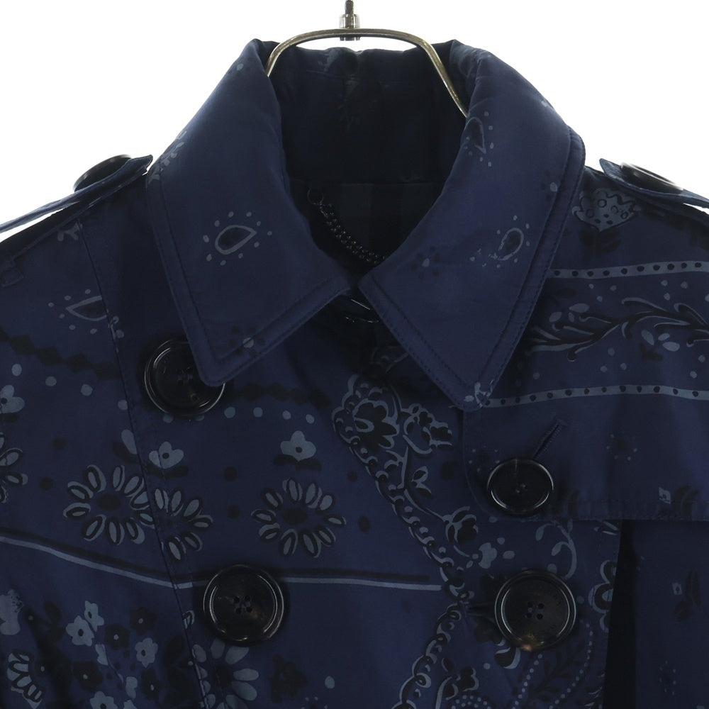 BURBERRY PRORSUM(バーバリー プローサム) Trench Coat バンダナ トレンチコート ネイビー レディース 4533194