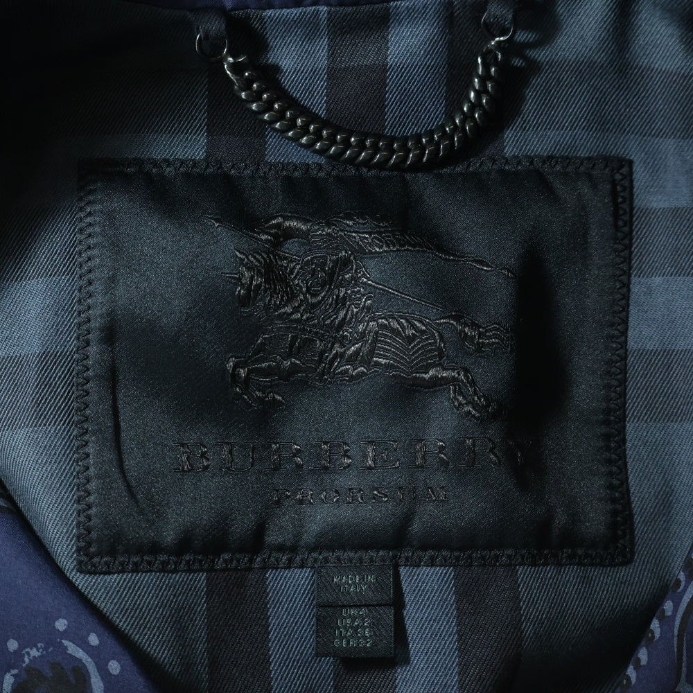 BURBERRY PRORSUM(バーバリー プローサム) Trench Coat バンダナ トレンチコート ネイビー レディース 4533194
