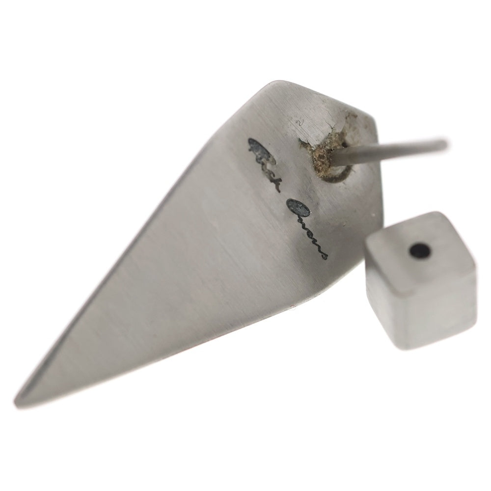 Rick Owens(リックオウエンス) Pyramid Pierced ピラミッドシングルピアス シルバー