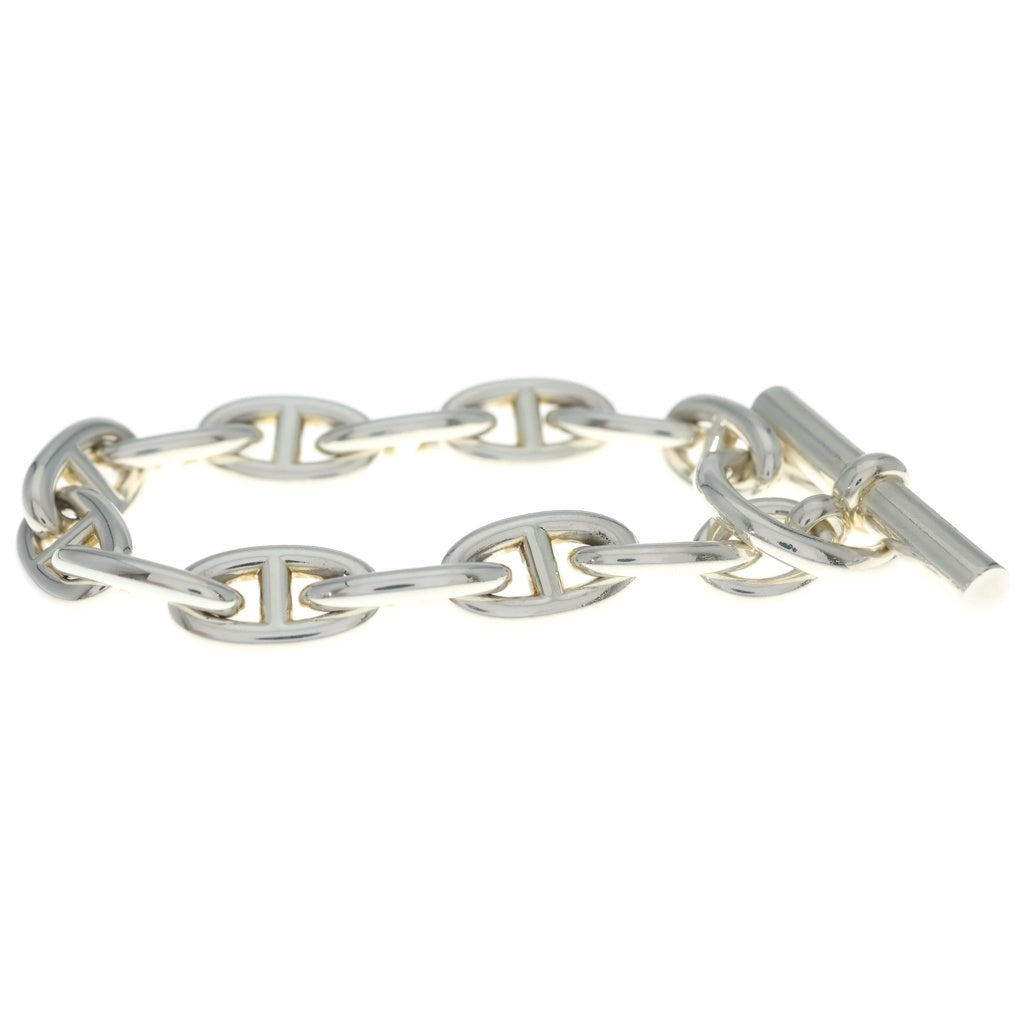 HERMES(エルメス) Chaine d'Ancre GM シェーヌダンクルGM 13コマ チェーンブレスレット シルバー レディース