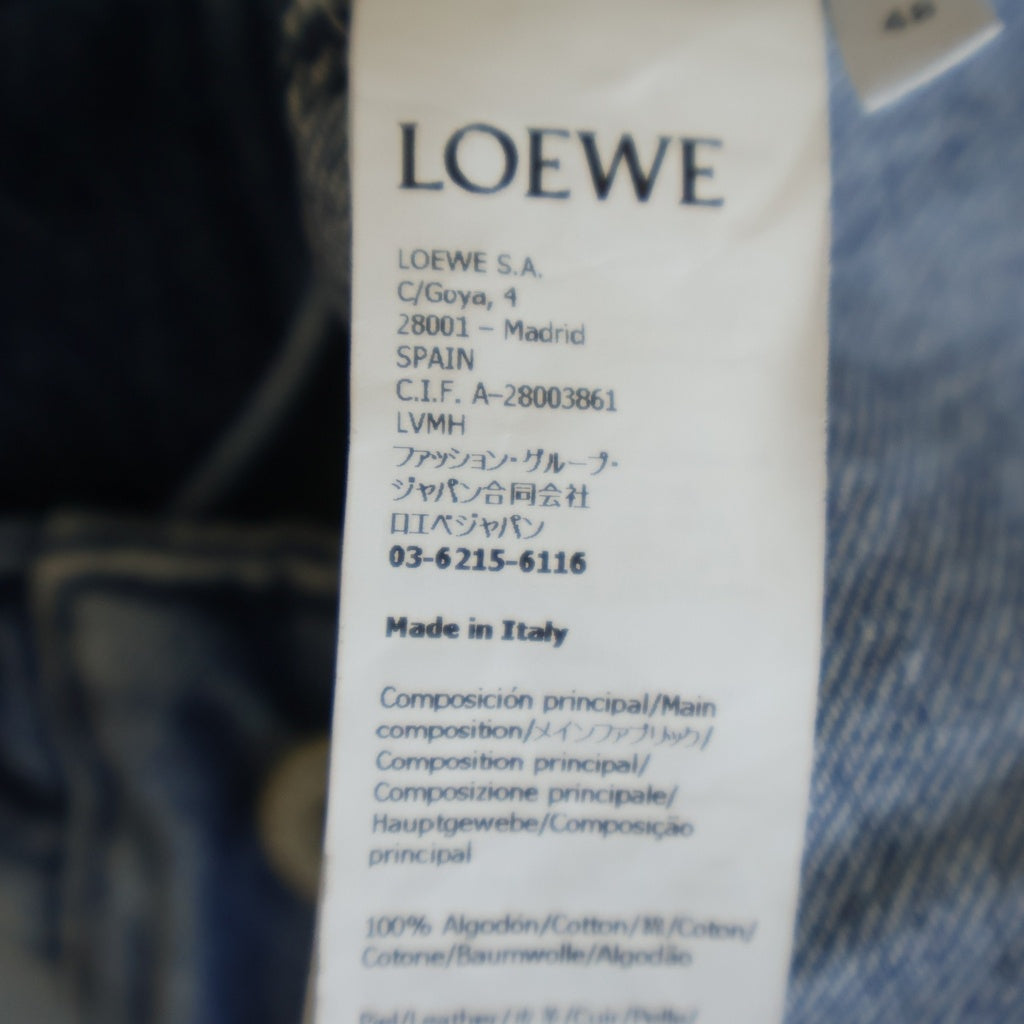 LOEWE(ロエベ) 25SS Gradation Denim Jacket グラデーションデニムジャケット インディゴ H526Y50W31