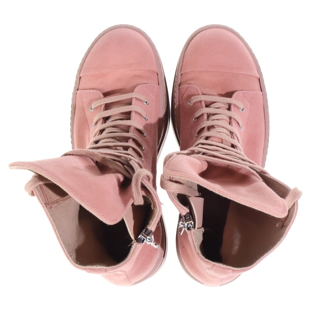 DRKSHDW(ダークシャドウ) DOUBLE BUMPER SNEAKS ダブルバンパー ハイカットスニーカー ピンク DU01D1831-NDKT