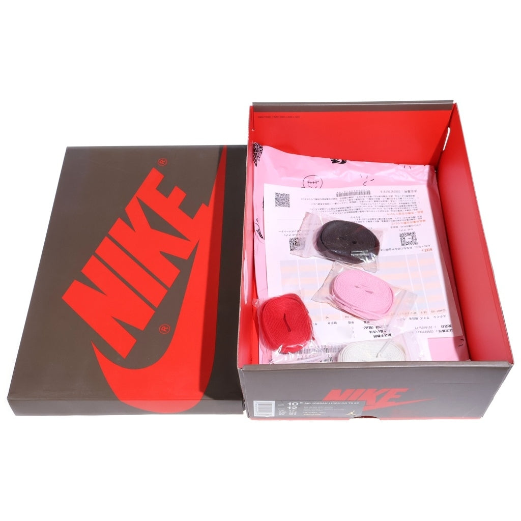 NIKE(ナイキ) ×TRAVIS SCOTT AIR JORDAN 1 RETRO HIGH OG TS SP トラヴィススコット エアジョーダン1 レトロ ダークモカ ハイカットスニーカー US10.5/28.5cm CD4487-100