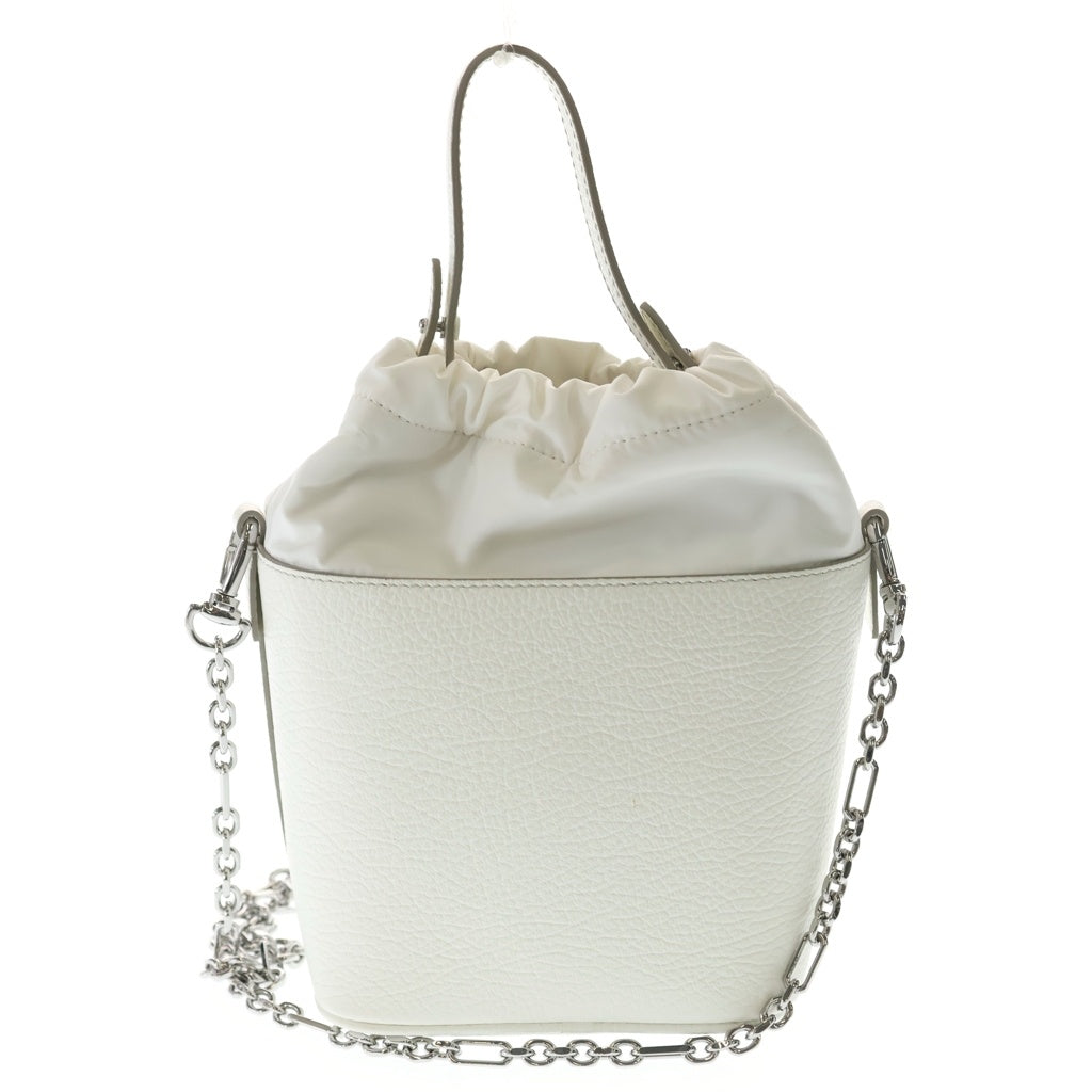 Maison Margiela(メゾンマルジェラ) 5AC BUCKET S61WG0035 P0396 5AC バケット ショルダーバッグ ホワイト レディース
