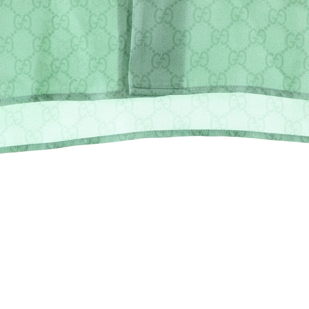 GUCCI(グッチ) Higuchi Yuko Silk Twill Shirt 日本限定 ヒグチユウコ 半袖シルクシャツ グリーン 864048 ZAUTR