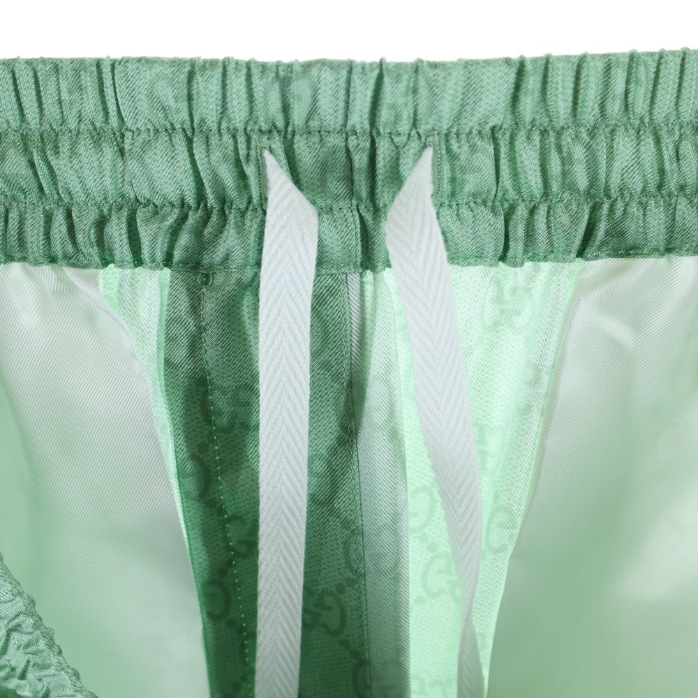 GUCCI(グッチ) Higuchi Yuko Silk Twill Half Pants 日本限定 ヒグチユウコ シルクハーフパンツ ショーツ グリーン 864050 ZAUTT