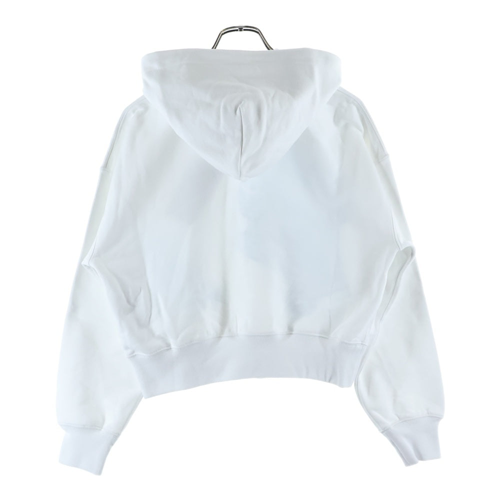 GUCCI(グッチ) Higuchi Yuko Hoodie 日本限定 ヒグチユウコ ロゴ刺繍プルオーバースウェットパーカー フーディー ホワイト 853426 XJHUG レディース