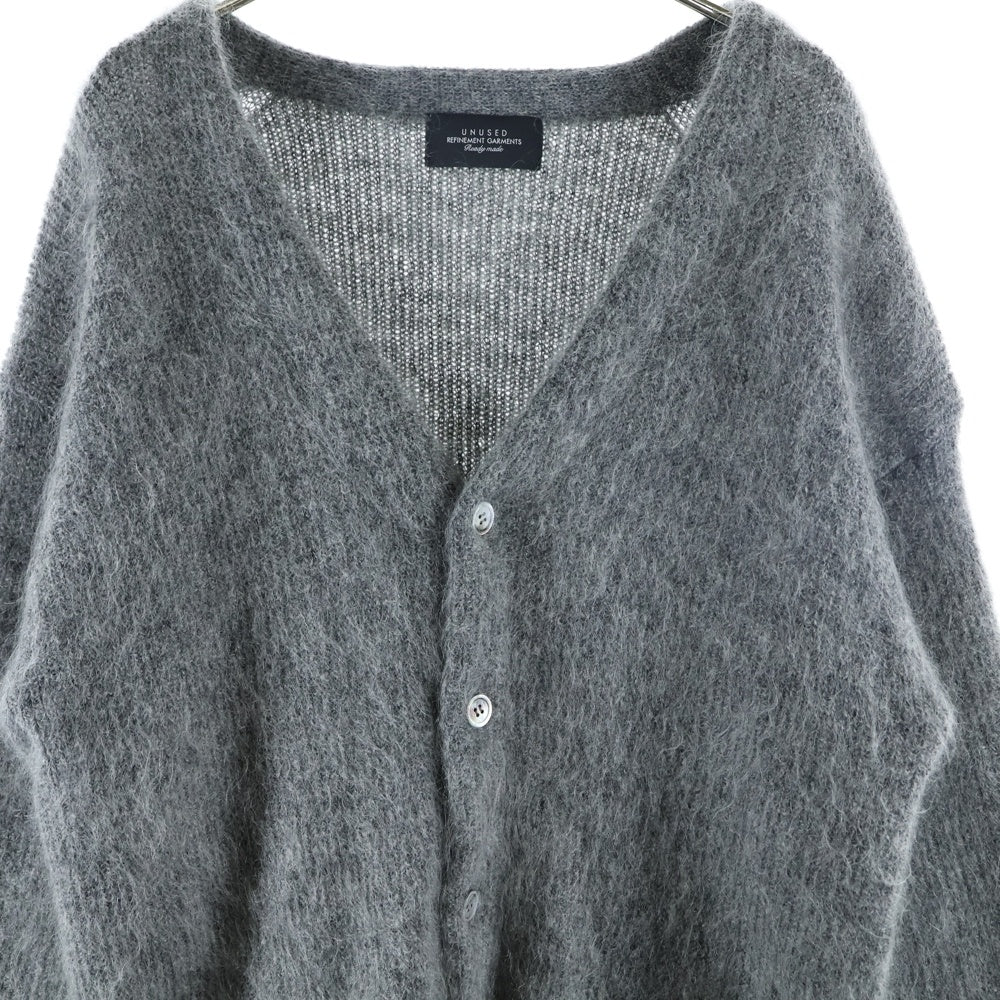 UNUSED(アンユーズド) 22AW mohair knit cardigan モヘアニットカーディガン グレー US2271