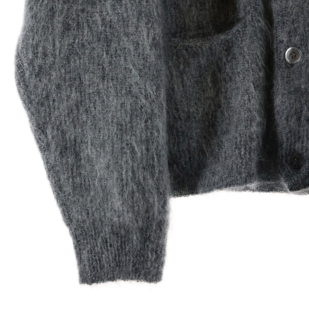 UNUSED(アンユーズド) 22AW mohair knit cardigan モヘアニットカーディガン グレー US2271