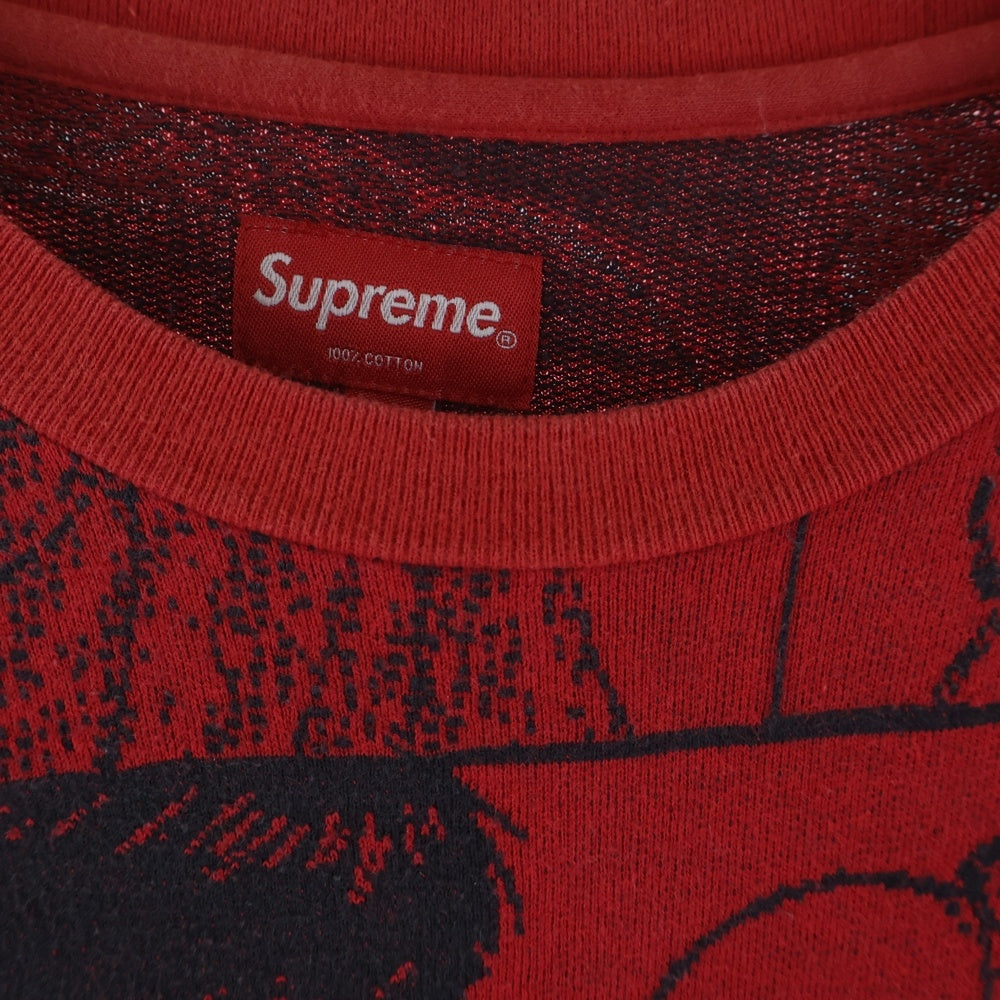 SUPREME(シュプリーム) 17AW AKIRA Syringe Jacquard L/S Top アキラ シリンジ ジャガード 長袖Tシャツ ロンT レッド