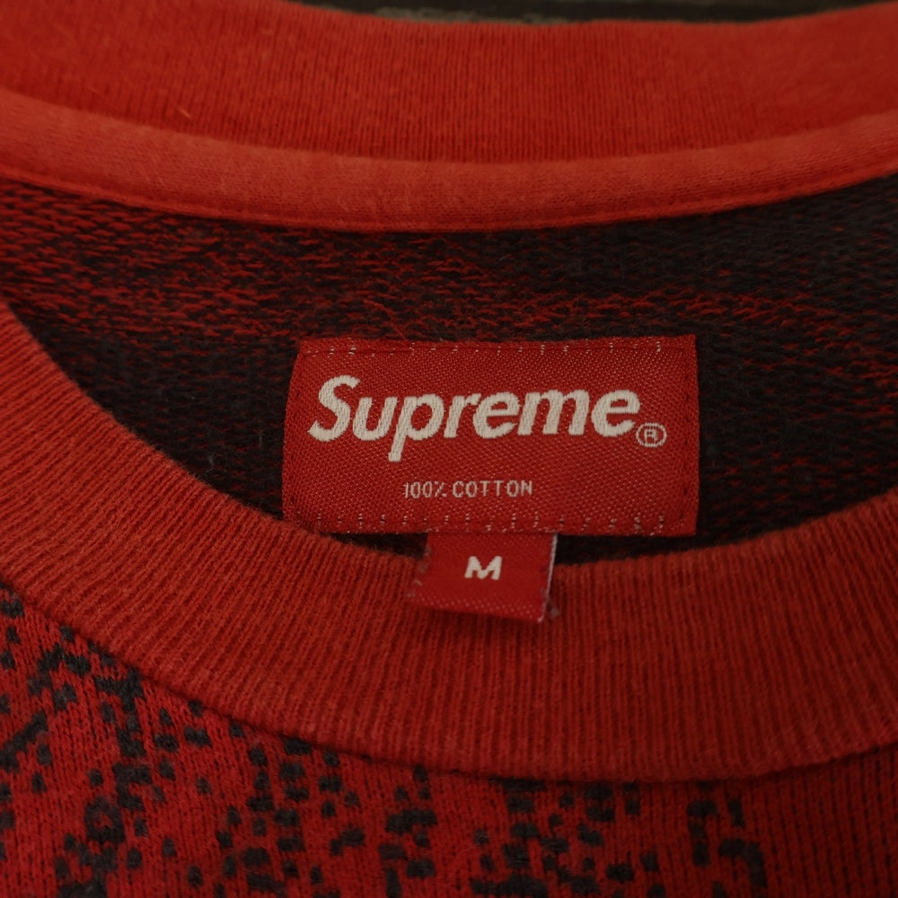 SUPREME(シュプリーム) 17AW AKIRA Syringe Jacquard L/S Top アキラ シリンジ ジャガード 長袖Tシャツ ロンT レッド