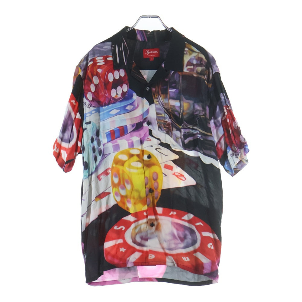 SUPREME(シュプリーム) 18AW Casino Rayon Shirt カジノ 開襟レーヨン半袖シャツ マルチ