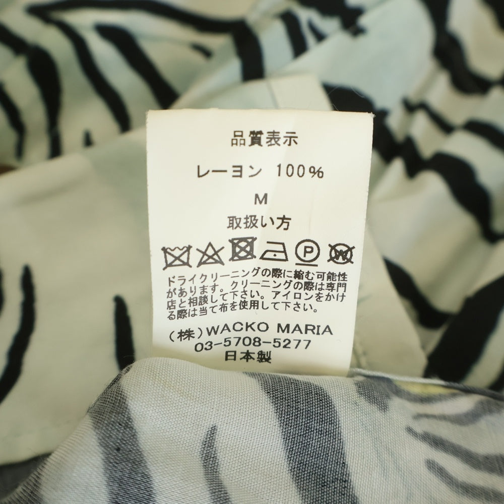 WACKO MARIA(ワコマリア) TIM LEHI HAWAIIAN SHIRT S/S ティムリーハイ 虎柄 開襟半袖シャツ アロハシャツ ホワイト