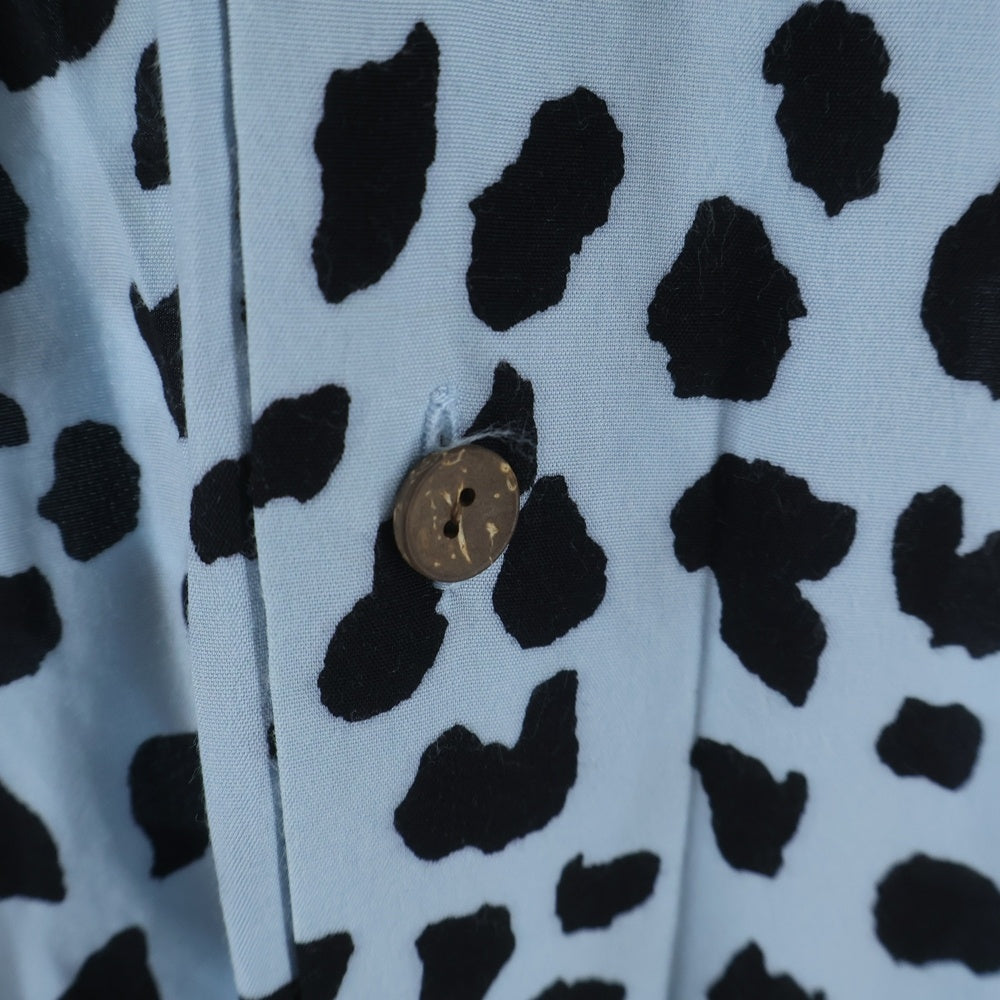 WACKO MARIA(ワコマリア) LEOPARD HAWAIIAN SHIRT レオパード 半袖開襟シャツ アロハシャツ ブルー