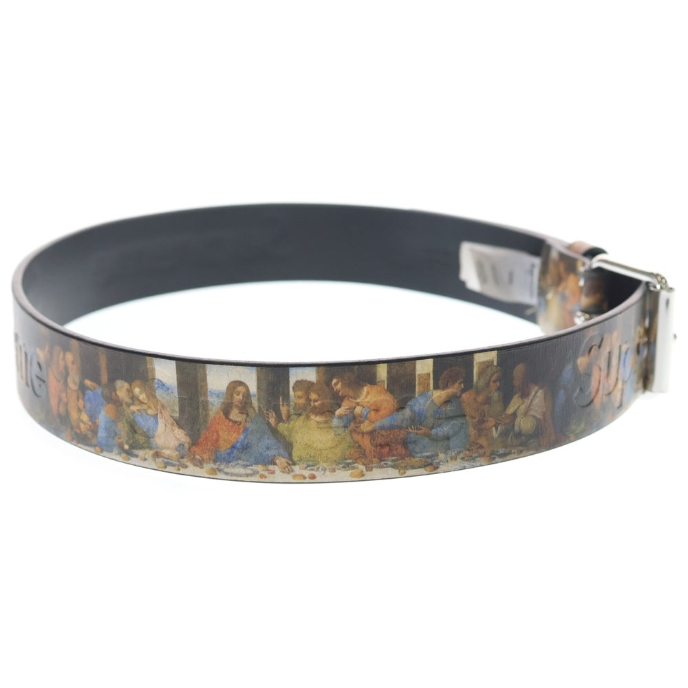 SUPREME(シュプリーム) 25SS Last Supper Leather Belt Multicolor ラストサパー 最後の晩餐 総柄レザーベルト マルチ