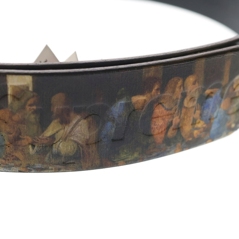 SUPREME(シュプリーム) 25SS Last Supper Leather Belt Multicolor ラストサパー 最後の晩餐 総柄レザーベルト マルチ