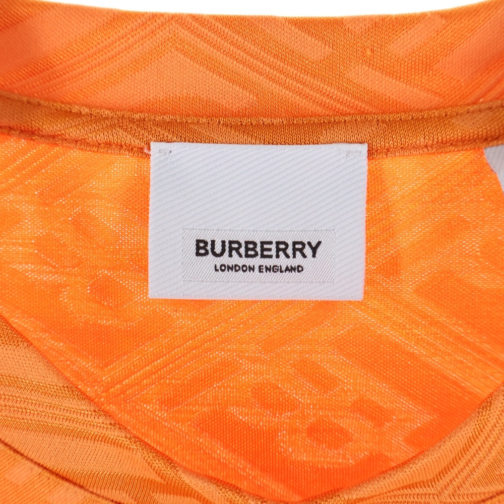 BURBERRY(バーバリー) T-Shirt 総柄 半袖Tシャツ オレンジ 8030271