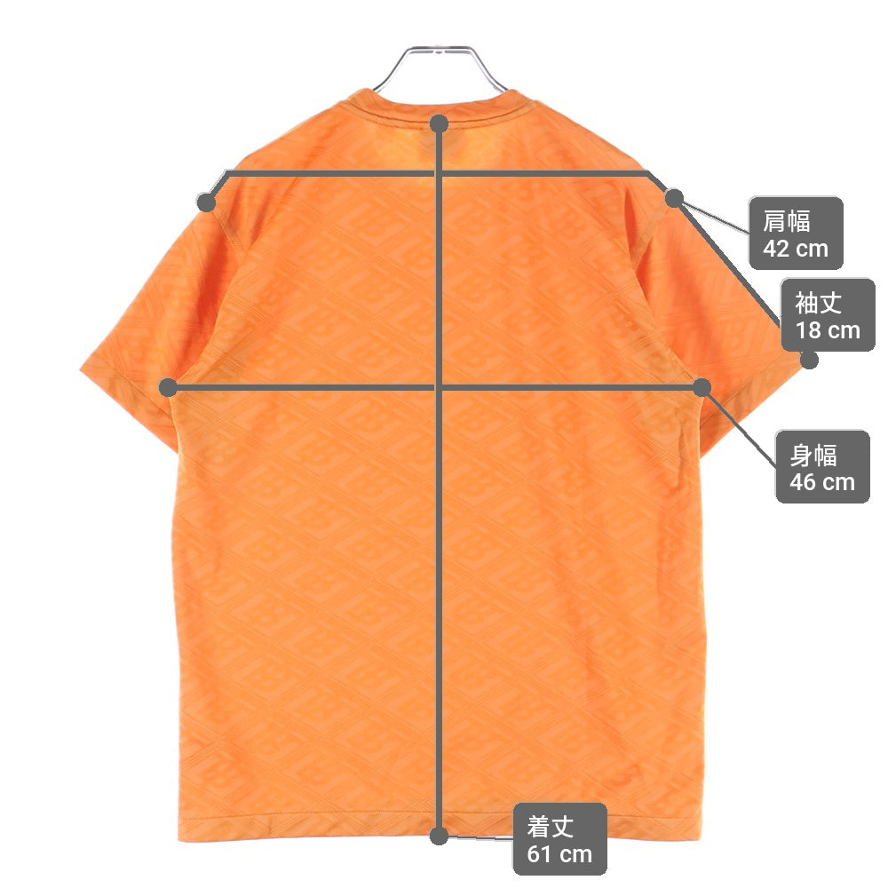 BURBERRY(バーバリー) T-Shirt 総柄 半袖Tシャツ オレンジ 8030271
