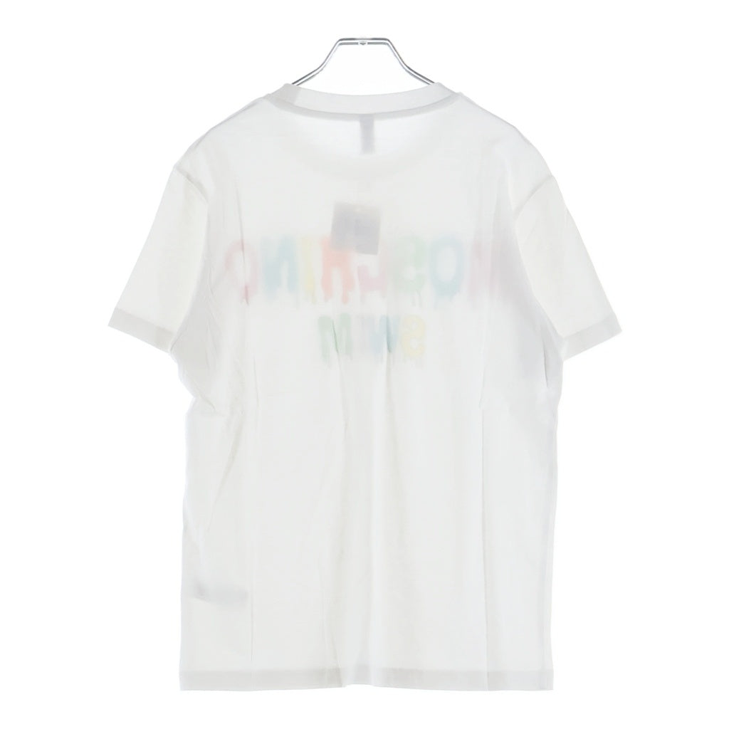 MOSCHINO(モスキーノ) T-Shirt フロントロゴ 半袖Tシャツ ホワイト A1909