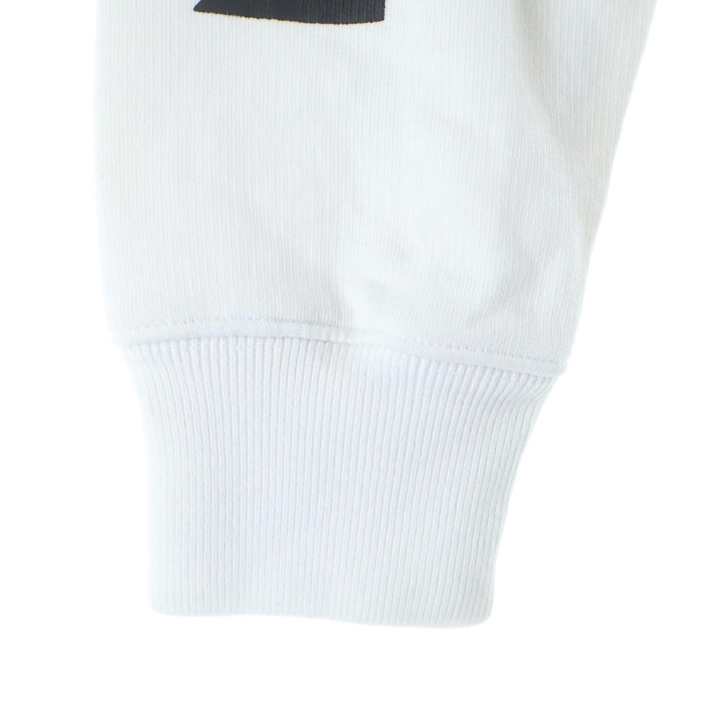OFF-WHITE(オフホワイト) 17AW Diag Caravaggio Hoodie カラヴァッジオ プリントプルオーバースウェットパーカー フーディー ホワイト OMBB003F17003016